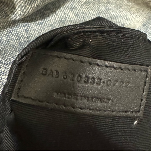 YSL TOY LOU LOU PUFFER IN DENIM - Yves saint laurent - Picture 7 of 11